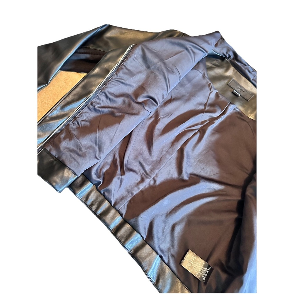 BLANK NYC Women's Black Moto Faux Leather Jacket Size M NWOT. *101 - Picture 8 of 16